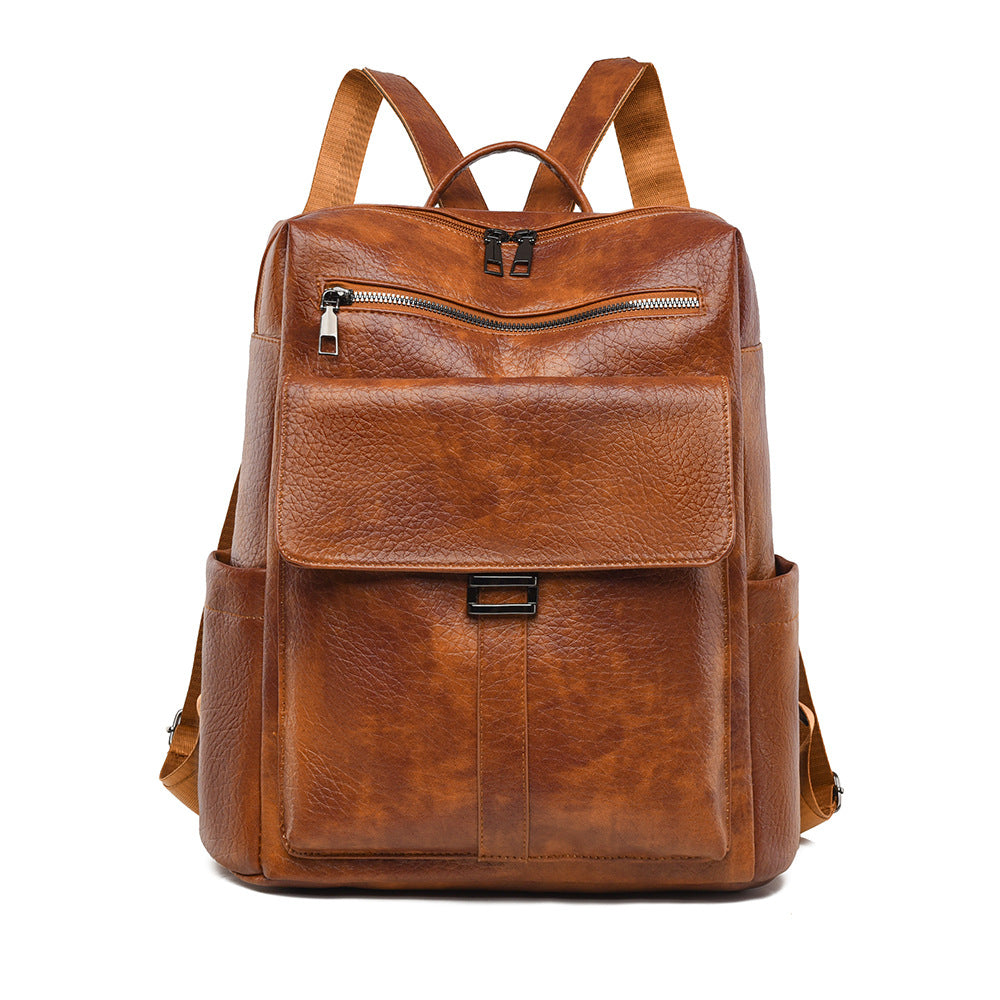 Vintage Leder Rucksack Karnz