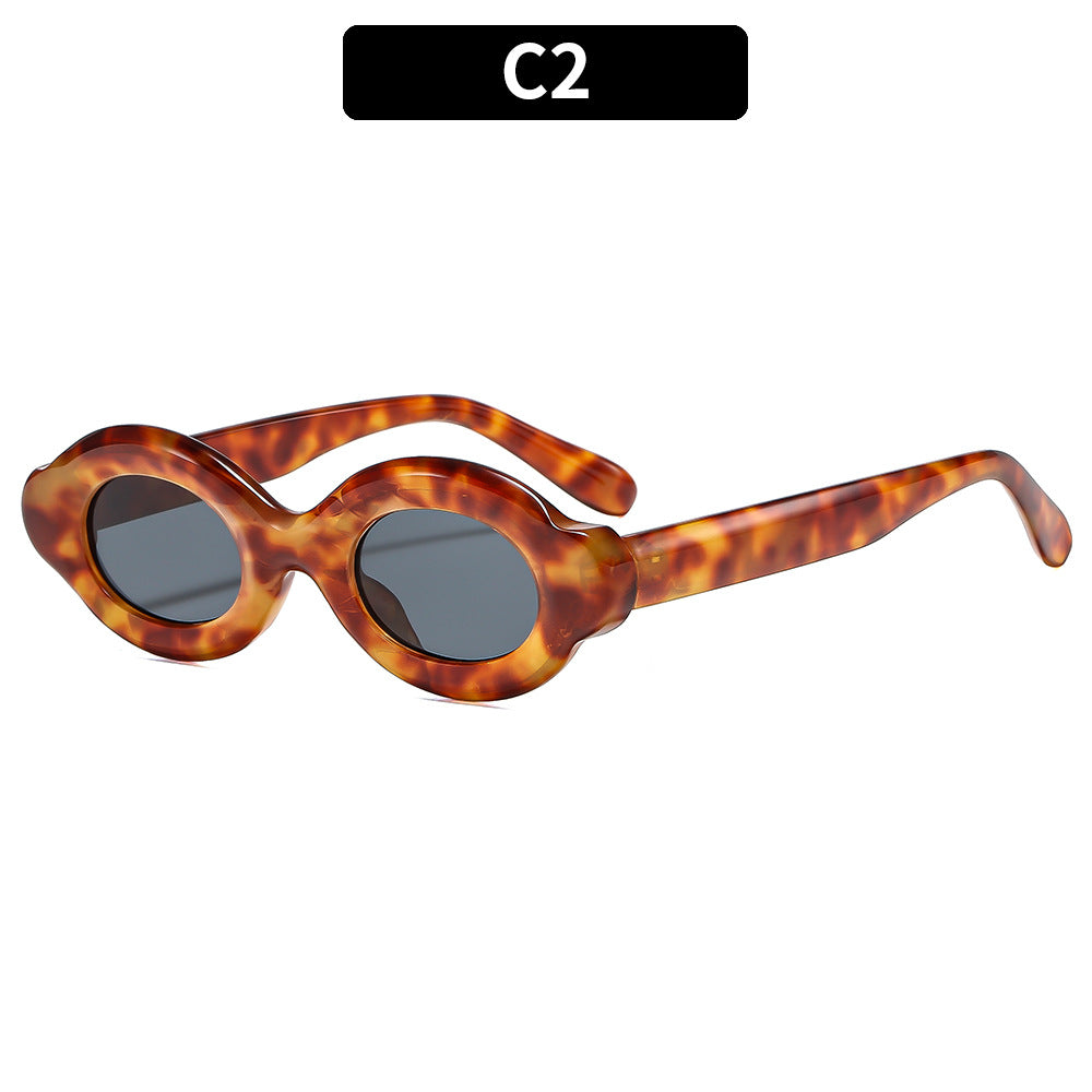 Avant-Garde Runde Rahmen Sonnenbrille 1787664461
