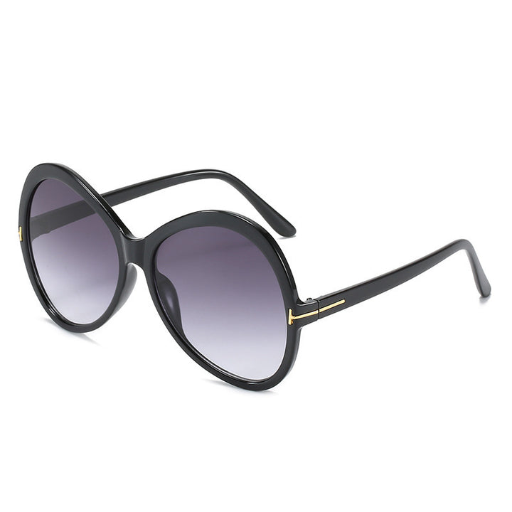 Modebewusste Übergroße Schmetterlingssonnenbrille Karnz