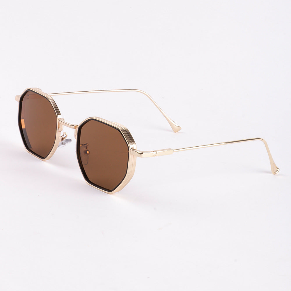 Damen Sonnenbrille im modernen, achteckigen Design mit UV-Schutz Karnz