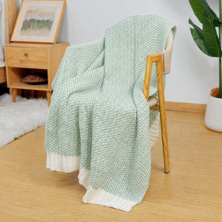 Home Gemütliche Strickdecke