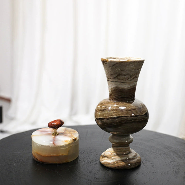 Dekorativer Marmor-Vase