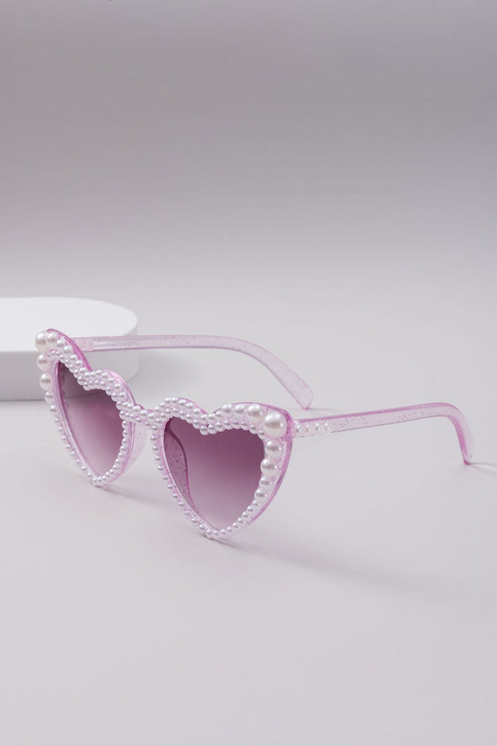 Damen Designer-Sonnenbrille mit Perlenrahmen von Karnz