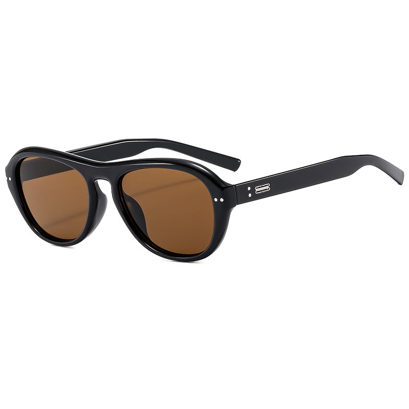 Damen modische Brille mit modischem gestreckt Rahmen und hochwertigem Kunststoff Karnz