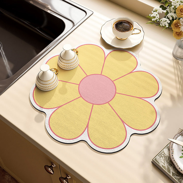 Dekoratives blumenförmiges Tischset Karnz