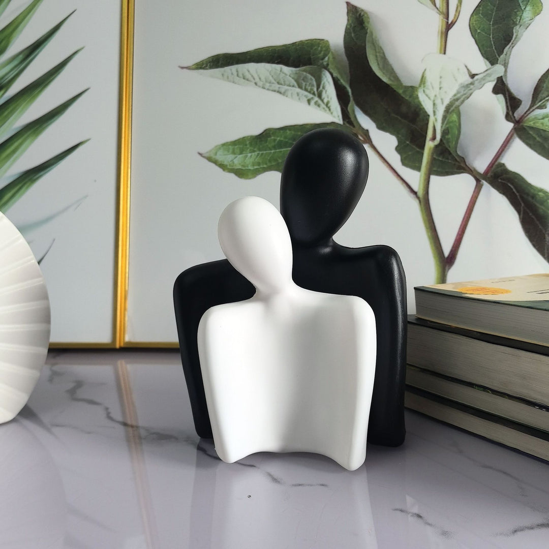 Künstlerische Dualfigur Dekoration Karnz