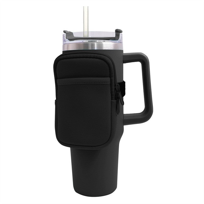 Unisex Getränkehalter mit praktischer Tasche Karnz