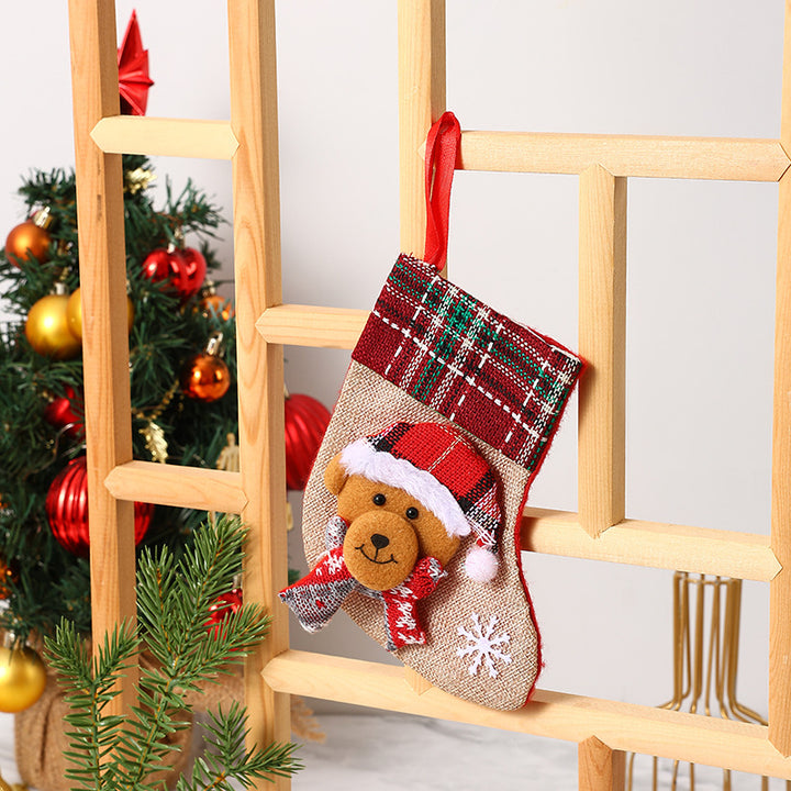 Weihnachtliche Socken Karnz