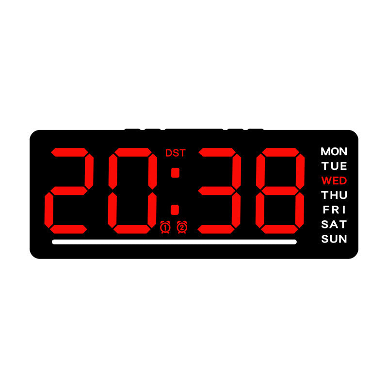 Digitaler Led Wecker mit Großem, Klaren Display und Mehreren Alarmfunktionen Karnz