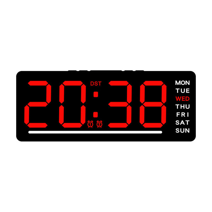 Digitaler Led Wecker mit Großem, Klaren Display und Mehreren Alarmfunktionen Karnz