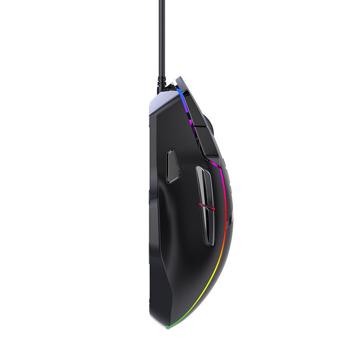 Hochpräzisions-Gaming-Maus mit anpassbaren RGB-Beleuchtungseffekten Karnz