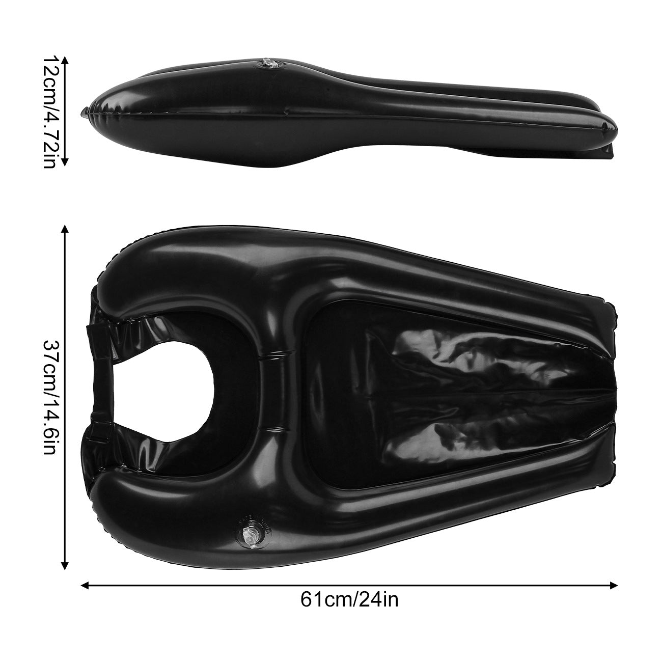 Unisex Aufblasbare Schwimmliege mit ergonomischem Design Karnz