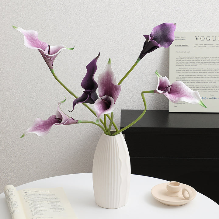 Künstlicher Calla-Blütenzweig mit realistischen Details Karnz