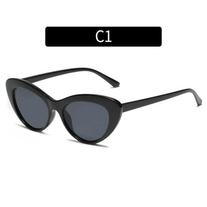 Retro Cat-Eye Sonnenbrille mit Verlaufslinsen