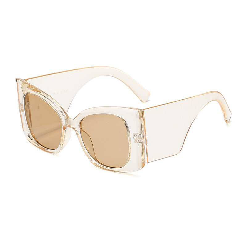 Damen modische oversized Sonnenbrille mit glamourösem Design Karnz