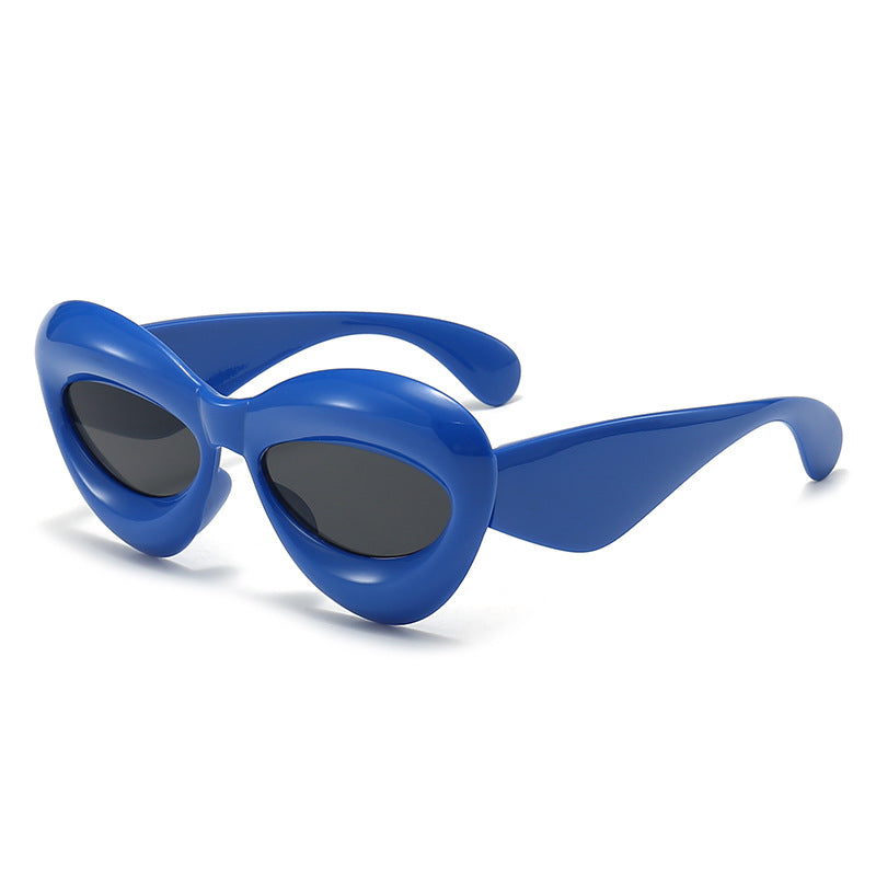 Retro Katzenaugen-Sonnenbrille