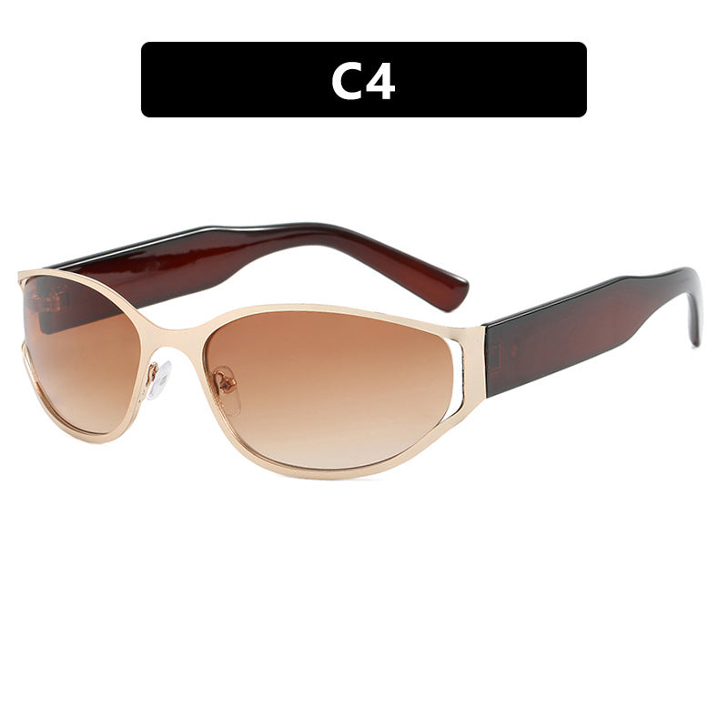 Damen moderne Sonnenbrille mit eleganten Konturen und schützendem UV-Filter Karnz