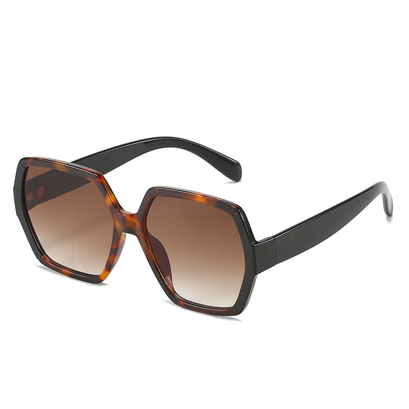 Damen stilvolle Oversized-Sonnenbrille mit elegantem eckigem Rahmen Karnz