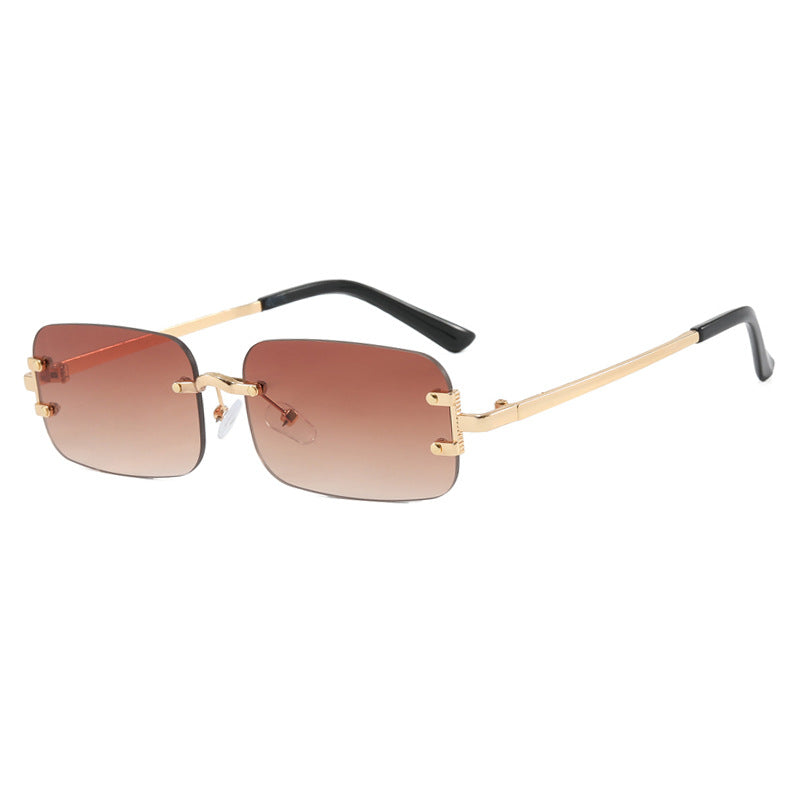 Damen quadratische Sonnenbrille mit hochwertigem Metallrahmen Karnz