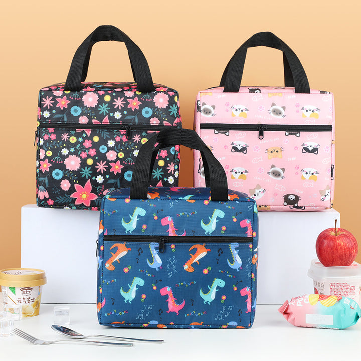 Isolierte Tierdruck Lunch Tasche Karnz