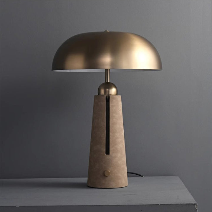Zeitgenössische Tischlampe mit einzigartigem geometrischen Design