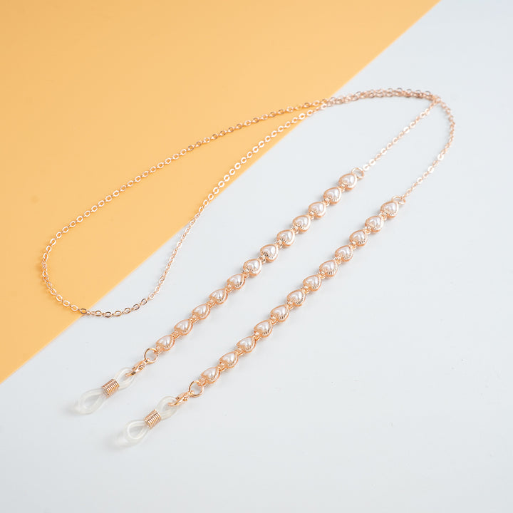 Elegante perlverknüpfte Brillenband Karnz