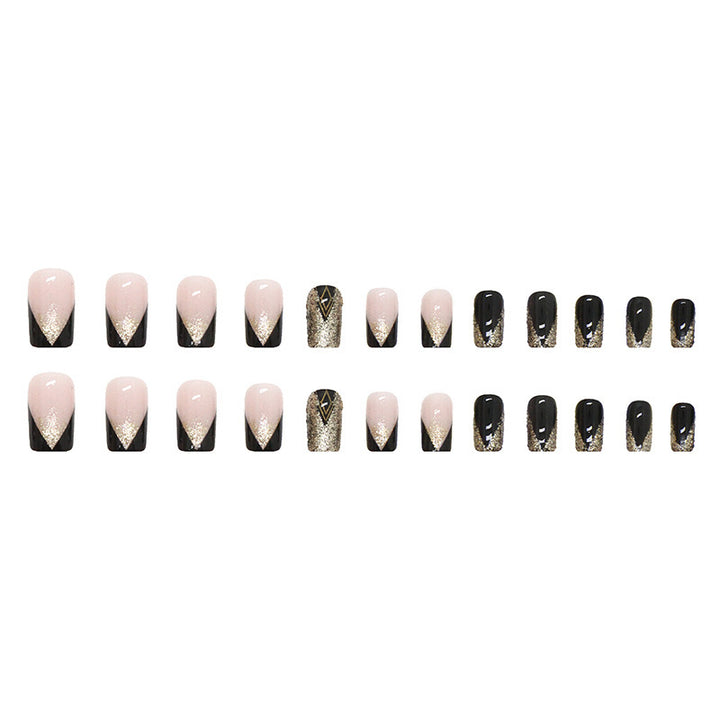 Glamouröse Glitzer-Nagel-Wraps Karnz