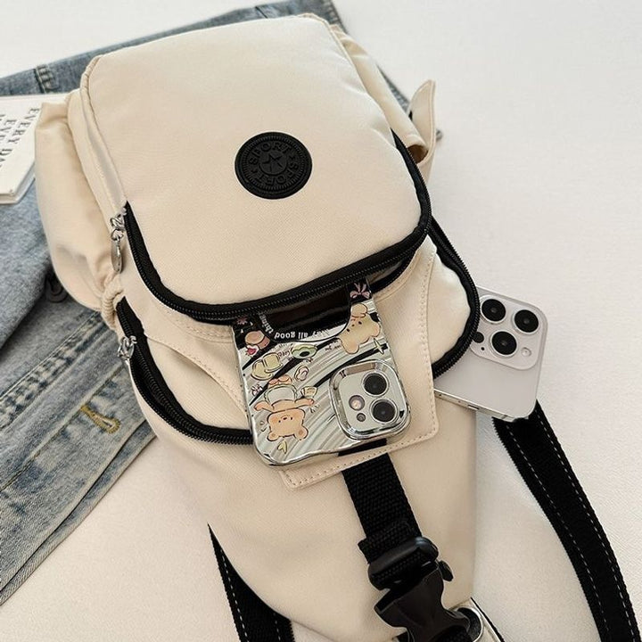 Multi-Pocket Casual Sling Bag Karnz