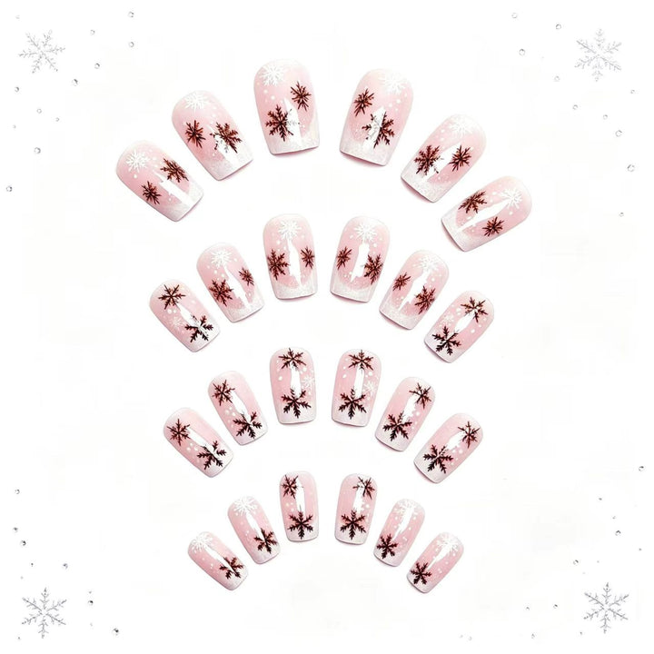 Winter-Themen Nagelkunstset Karnz