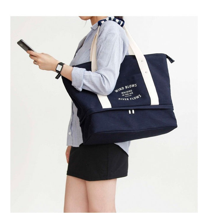 Stylische Allzweck-Leinen-Tasche Karnz