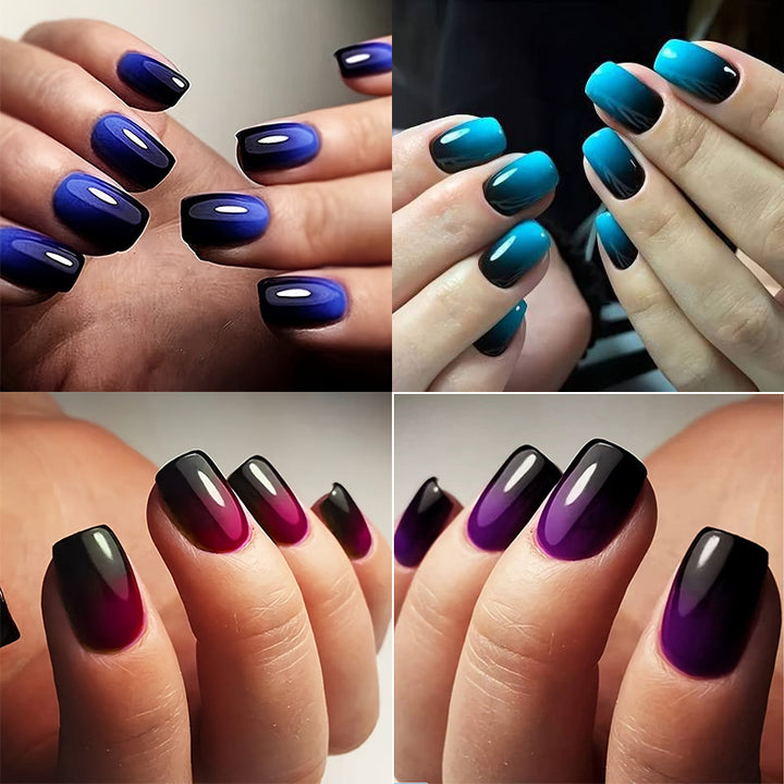 Stylische Ombre-Acryl-Nagelkunst Karnz