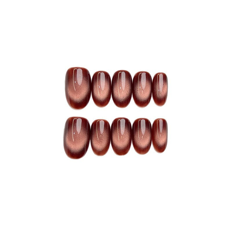 Premium Glänzendes Press-On Nagelset