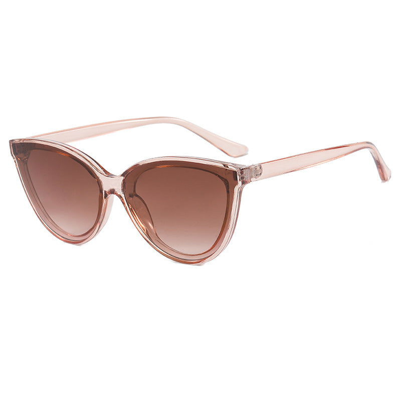 Damen modische Cat-Eye Sonnenbrille mit gradienten Gläsern Karnz