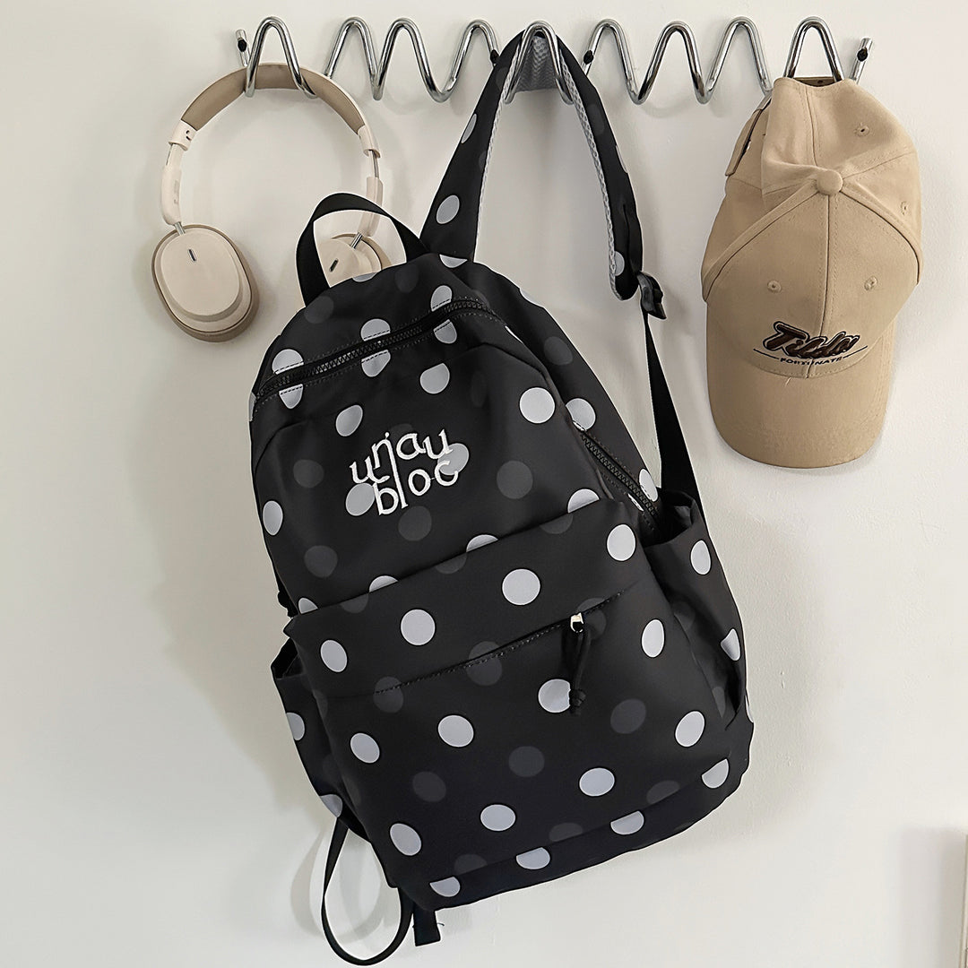 Polka-Dots-Musterer Casual Rucksack Karnz