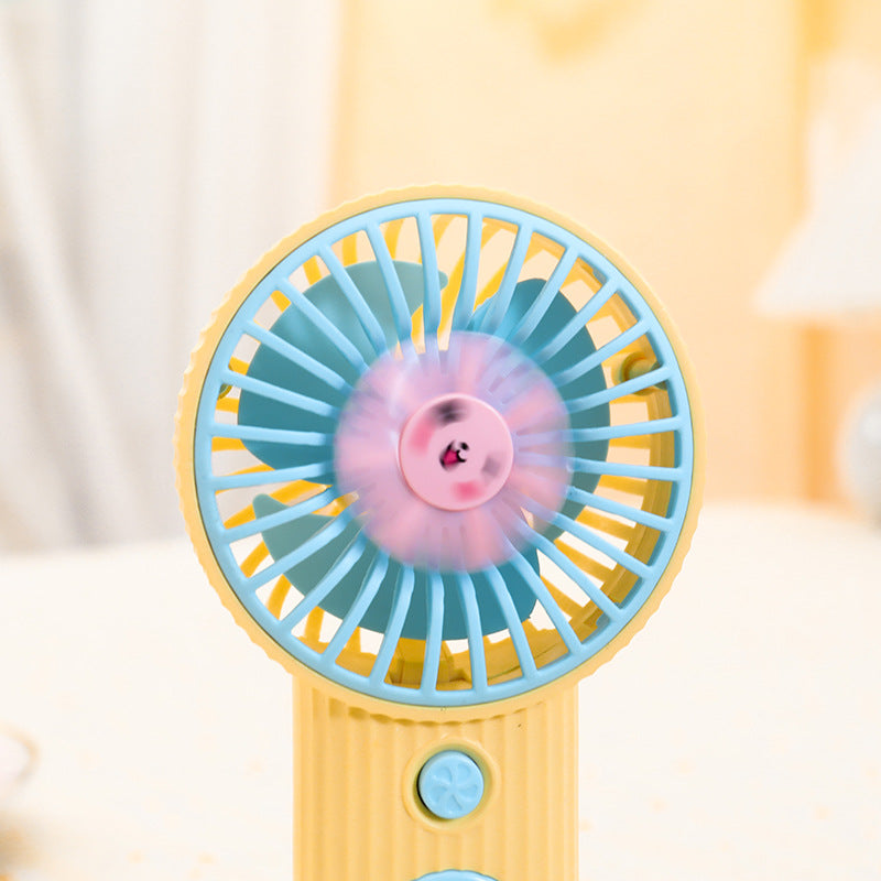 Damen Tragbarer Handventilator mit lustigem Blumendesign Karnz