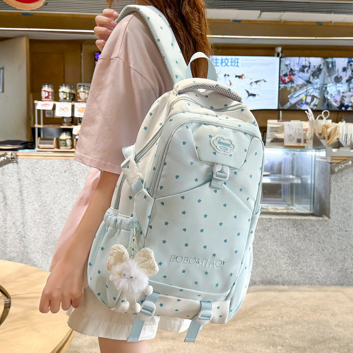 Stylischer Schulrucksack mit Sternenmuster Karnz