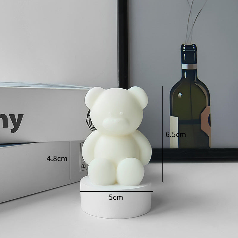 Teddy Bär Förmige Kerze