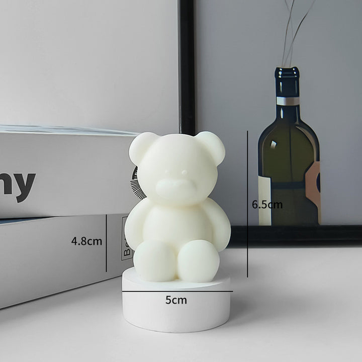 Teddy Bär Förmige Kerze
