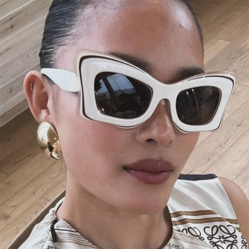 Damen oversized Sonnenbrille im extravaganten Design Karnz