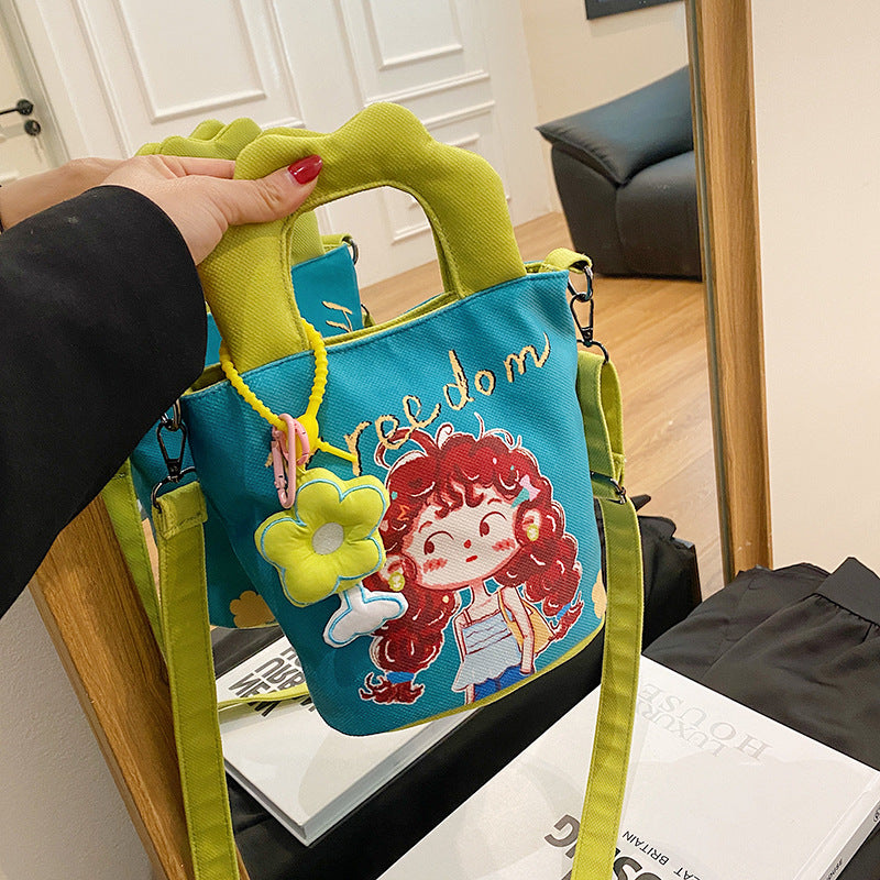 Plüsch-Handtasche Im Frechen Kindermotiv Karnz