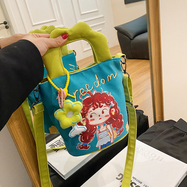 Plüsch-Handtasche Im Frechen Kindermotiv Karnz