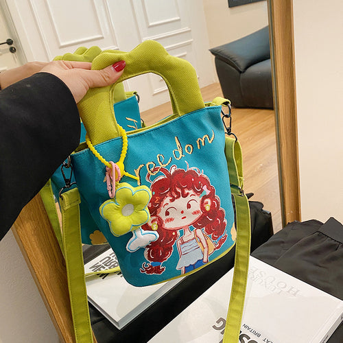 Plüsch-Handtasche Im Frechen Kindermotiv Karnz
