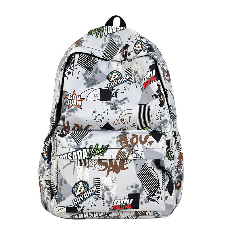 Grafikmuster-Schulrucksack