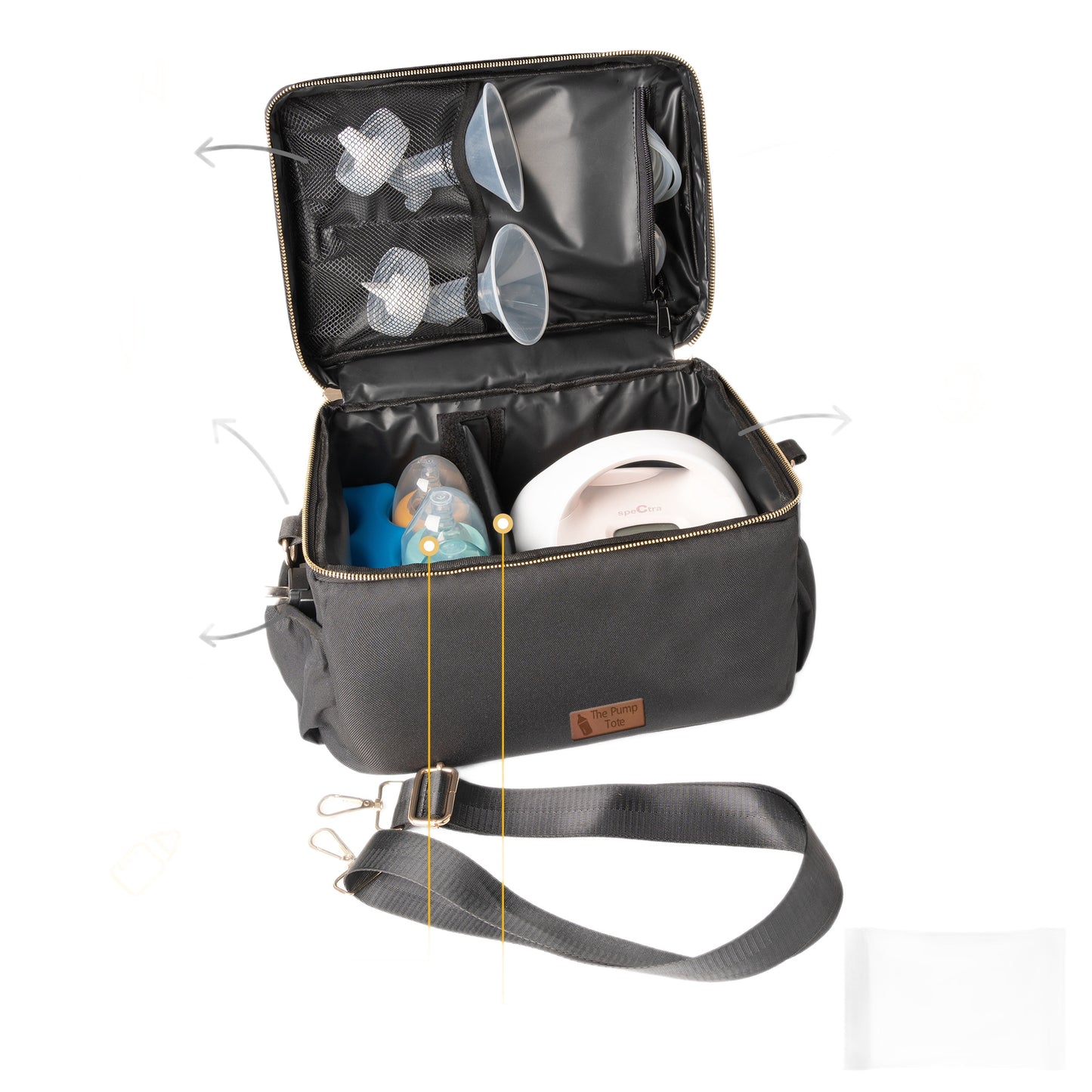 Damen multifunktionale Wickeltasche mit isolierten Fächern Karnz