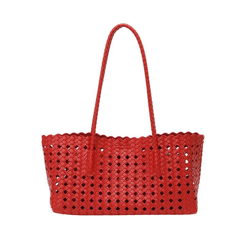 WoHandgewebte Strohtaschenmarkt Tote Bag Karnz