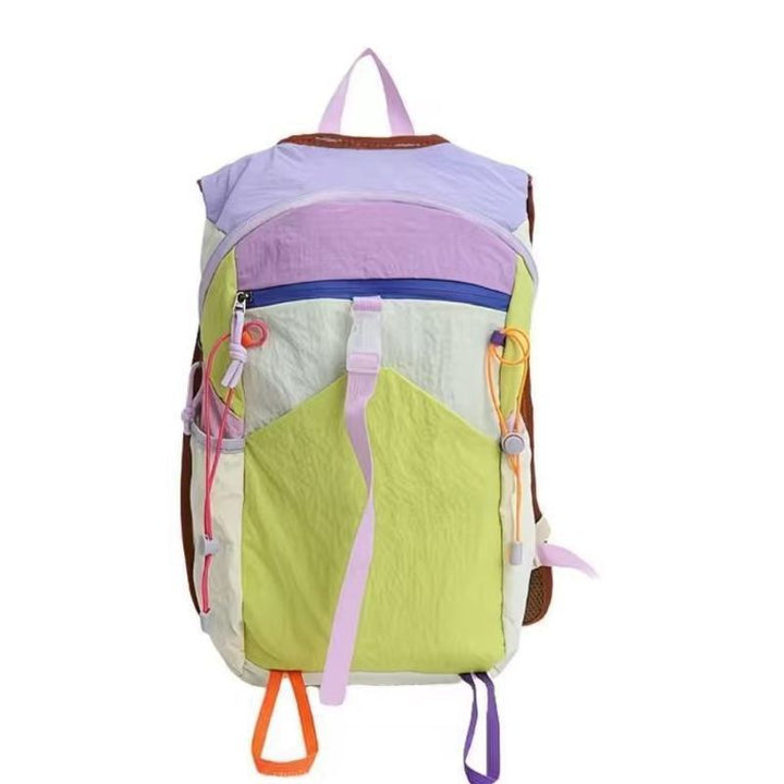 Farbenfroher Mehrfach-Taschen Rucksack Karnz