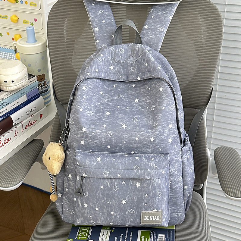 Stylische leichte Rucksack mit Sternmuster Karnz