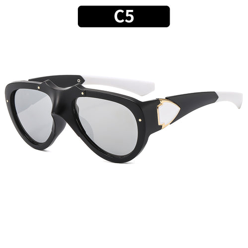 Retro-futuristische Schild Sonnenbrille