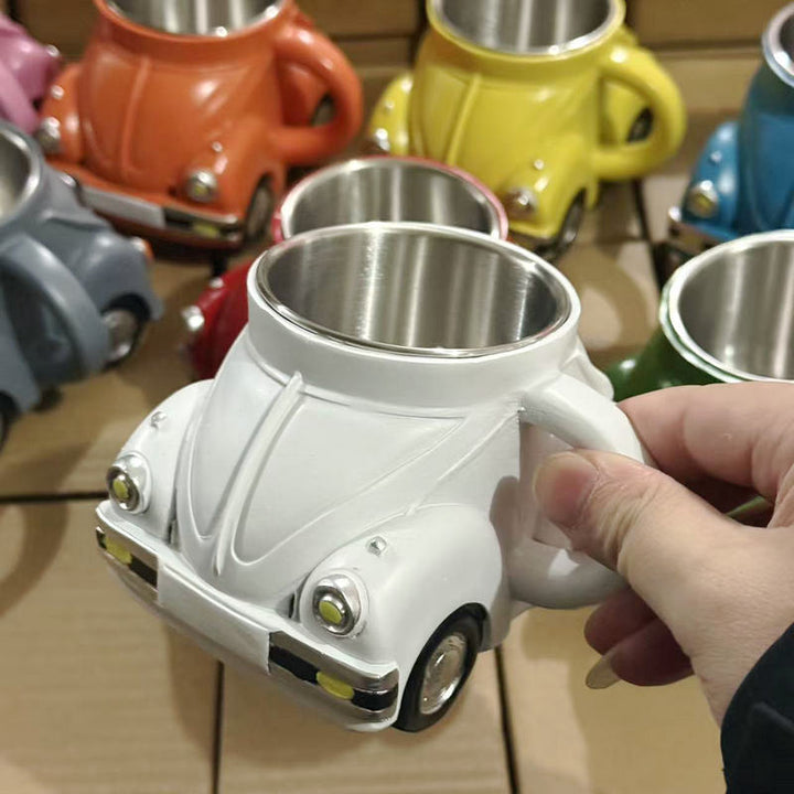 Spaßige Autoform Kaffeetasse Karnz