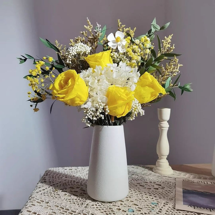 Deluxe Trockenblumenstrauß Tischdekoration